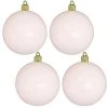 Christmas by Krebs 4ct Pure White Matte Finish Shatterproof Christmas Ball Ornaments 4" (100mm) -Christmas Ornaments Sales GUEST 001d181a 184a 435a a5e5 75a06a972ae9