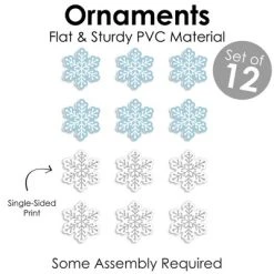 Big Dot of Happiness Winter Wonderland - Snowflake Holiday Party and Winter Wedding Decorations - Christmas Tree Ornaments - Set of 12 -Christmas Ornaments Sales GUEST 00d700cc df73 47c2 aef4 d3b636d19cd3