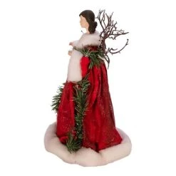 Kurt S. Adler Kurt Adler 14-Inch Fabric Mache Angel Tree Topper