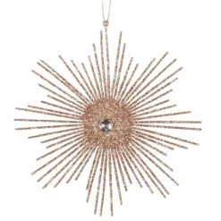 Vickerman 6.5" Glitter Snowflake Burst Ornament -Christmas Ornaments Sales GUEST 0388768a 8811 4f74 9ed9 5acf89429e98