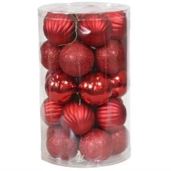 Sunnydaze Decor Sunnydaze Indoor Christmas Holiday Tree Shatterproof Bauble Ball Ornaments with Hooks - 2" - 25pc -Christmas Ornaments Sales GUEST 04799952 e545 48d6 9036 599bcf25092d