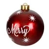 Vickerman 26" Decorative Red Ornaments featuring the words Merry Christmas. Set of 2 -Christmas Ornaments Sales GUEST 04f97c52 3858 4ce6 819d 2688c5c861fe