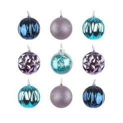 National Tree Company First Traditions Christmas Tree Ornaments, Glittery Purple and Blue Assortment, Set of 9 -Christmas Ornaments Sales GUEST 058c777e b5a2 4327 817d a56e490b7bf5