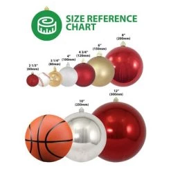 Christmas by Krebs 2ct Candy Red and White Loop with Dots Shatterproof Matte Christmas Ball Ornaments 6" (150mm)