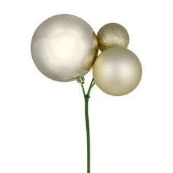 Vickerman 18" Ball Ornament Christmas Pick, 3 per Bag -Christmas Ornaments Sales GUEST 0a3cd805 0a59 4701 b7cb b56a7101bc1c