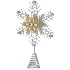 Ornativity Glitter Snowflake Tree Topper