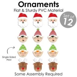 Big Dot of Happiness Very Merry Christmas - Holiday Santa Claus Decorations - Christmas Tree Ornaments - Set of 12 -Christmas Ornaments Sales GUEST 11c85545 3dde 466f aad2 f5297a797494