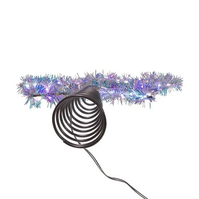 Kurt S. Adler Kurt Adler 12.2-Inch Tinsel Star Tree Topper with Cool White LED Lights 8 Kurt S. Adler Kurt Adler 12.2-Inch Tinsel Star Tree Topper with Cool White LED Lights - Image 6