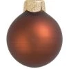 Northlight 28ct Brown Matte Finish Glass Christmas Ball Ornaments 2" (50mm) -Christmas Ornaments Sales GUEST 15f902e9 6328 4b9d ae78 2254241e2a8c