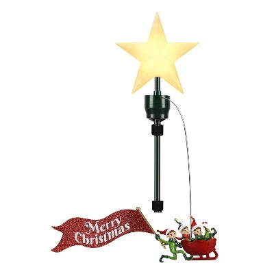 Mr. Christmas Animated Christmas Tree Topper with Banner 7 Mr. Christmas Animated Christmas Tree Topper with Banner - Image 5