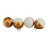 Northlight 4ct White and Gold Shiny Glass Christmas Ball Ornaments 3.25" (80mm) 2 Northlight 4ct White and Gold Shiny Glass Christmas Ball Ornaments 3.25" (80mm) -Christmas Ornaments Sales GUEST 17929677 dc15 4a67 ab93 1cd26a67bfc0
