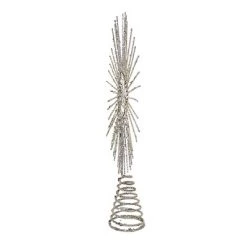 Tree Topper Finial 12.25" Champagne Spike Tree Topper Christmas Burst - Tree Toppers