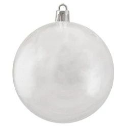 Northlight 32ct Shatterproof Shiny Christmas Ball Ornament Set 3.25" - Clear -Christmas Ornaments Sales GUEST 1a63827a 5c5b 4745 9222 2b684da02ecf