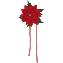 Northlight 29" Red Poinsettia Tie-On Christmas Tree Topper, Unlit -Christmas Ornaments Sales GUEST 1a832286 0357 40d4 ba05 6d0499f58329