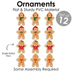 Big Dot of Happiness Gingerbread Christmas - Gingerbread Man Holiday Party Decorations - Christmas Tree Ornaments - Set of 12 11 Big Dot of Happiness Gingerbread Christmas - Gingerbread Man Holiday Party Decorations - Christmas Tree Ornaments - Set of 12 -Christmas Ornaments Sales GUEST 1d5adc66 625c 4423 888b f135d8d288b4