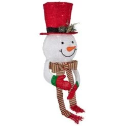 Northlight 21.5" Lighted Snowman with Red Top Hat Christmas Tree Topper -Christmas Ornaments Sales GUEST 1ddbebe8 40cd 47cc a783 429e2baab774