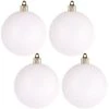 Christmas by Krebs 4ct Snowball White Shatterproof Christmas Ball Ornaments 4" (100mm) -Christmas Ornaments Sales GUEST 1e3dd8bb bc54 48bb 9af8 4fe67245a61c