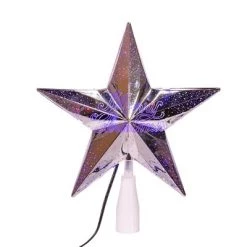 Kurt S. Adler Kurt Adler 10-Inch 18-Light Merry Christmas Silver Star Tree Topper -Christmas Ornaments Sales GUEST 1e95e269 dac2 4a83 b116 1ef1af39b7bc