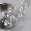 Northlight Set of 6 Iridescent Clear Rhombus Cut Shatterproof Christmas Ball Ornaments 3" -Christmas Ornaments Sales GUEST 23b9ecdd 96e8 4cf9 9884 b32ec8d52283