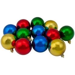 Northlight 24ct Shatterproof 2-Finish Christmas Ball Ornament Set 2.5" - Red/Blue -Christmas Ornaments Sales GUEST 27e12e77 0097 485d a44c 269b00983ba4