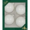 Christmas by Krebs 4ct Porcelain White Shiny Christmas Ball Ornaments 3.25" (80mm) -Christmas Ornaments Sales GUEST 289c1c05 149d 4513 8507 9da3fed24455