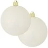 Christmas by Krebs 2ct Snowball White Shatterproof Christmas Ball Ornament 6" (150mm) -Christmas Ornaments Sales GUEST 28da027e 8e1d 435d 9c46 11093c731e18