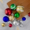 Northlight 39ct Red and Blue Shatterproof 2-Finish Christmas Ball Ornaments 4" (100mm) -Christmas Ornaments Sales GUEST 293f470c 63fe 4870 8ffe c2bbc1e95a60