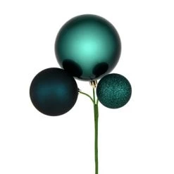 Vickerman 18" Ball Ornament Christmas Pick, 3 per Bag -Christmas Ornaments Sales GUEST 2953db93 2cd3 4950 a732 0dc6681e349b