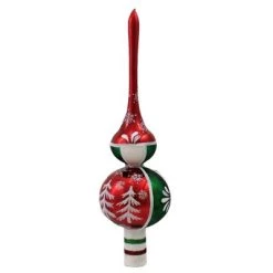 Santa Land 12.0" Colors Of Christmas Tree Topper Finial Reflector Christmas - Tree Toppers