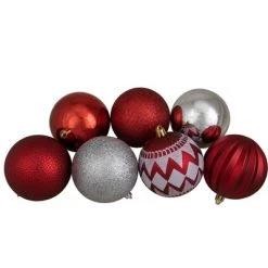 Northlight 75ct Red and Silver Shatterproof 3-Finish Christmas Ball Ornaments -Christmas Ornaments Sales GUEST 2975340b 5ecc 4c4a 845e 6a7509f8bb9d