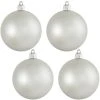Christmas by Krebs 4ct Dove Gray Shatterproof Christmas Ball Ornaments 4" (100mm) -Christmas Ornaments Sales GUEST 2a4033e9 21f7 44ef a729 cff99b4b83a5