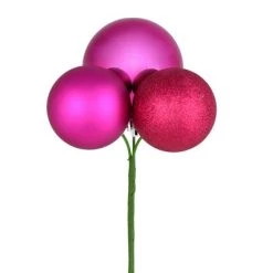 Vickerman 18" Ball Ornament Christmas Pick, 4 per Bag 43 Vickerman 18" Ball Ornament Christmas Pick, 4 per Bag -Christmas Ornaments Sales GUEST 2b23d606 b4e2 41eb 92cb 44a5e0962cdb
