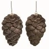 Transpac Glass Copper Christmas Acorn Ornaments Set of 2 -Christmas Ornaments Sales GUEST 2c5136c6 2402 40e8 9944 21364460b0c8