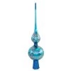 Sbk Gifts Holiday 12.0" Teal Floral And Lace Finail Tree Topper Blue Artic - Tree Toppers -Christmas Ornaments Sales GUEST 2c76f088 0a2c 4907 b407 95355da194ec