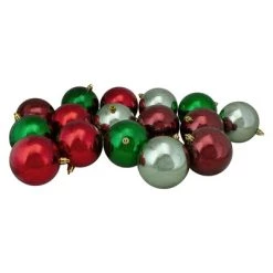 Northlight 32ct Shatterproof Christmas Ball Ornament Set 3.25" - Red/Green -Christmas Ornaments Sales GUEST 3e40347e 8baa 49b3 88db 98239f19a7b3