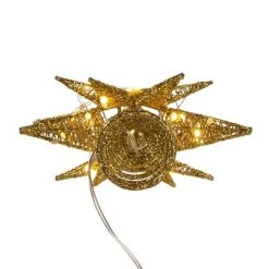 Kurt S. Adler Kurt Adler 11-Inch Pre-Lit Twinkling LED 60-Light Gold Starburst Tree Topper 12 Kurt S. Adler Kurt Adler 11-Inch Pre-Lit Twinkling LED 60-Light Gold Starburst Tree Topper -Christmas Ornaments Sales GUEST 3ef04944 f659 4e4a 880c 0a578ae7104d