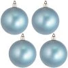 Christmas by Krebs 4ct Arctic Blue Shatterproof Christmas Ball Ornaments 4" (100mm) -Christmas Ornaments Sales GUEST 402cf690 01f8 4ff9 b293 c227ae8102e1