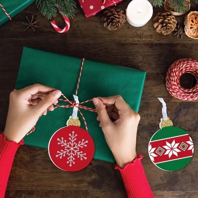 Big Dot of Happiness Ornaments - Holiday and Christmas Party Decorations - Christmas Tree Ornaments - Set of 12 4 Big Dot of Happiness Ornaments - Holiday and Christmas Party Decorations - Christmas Tree Ornaments - Set of 12 - Image 2