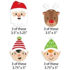 Big Dot of Happiness Very Merry Christmas - Holiday Santa Claus Decorations - Christmas Tree Ornaments - Set of 12 -Christmas Ornaments Sales GUEST 42b93645 62c8 417b a604 2e424f8aef7d