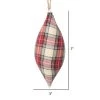 Vickerman 7" Red and White Plaid Finial Christmas Ornament, 4 pieces per bag -Christmas Ornaments Sales GUEST 42d1184b 7ac6 462b b984 b6abf595a1cd