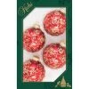 Christmas by Krebs 4ct Red and Gold Floral Glitter Lace Shiny Christmas Ball Ornaments 2.5" (67mm) -Christmas Ornaments Sales GUEST 484b989b 1784 45b4 8268 284d591483f4