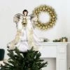 Northlight 18" White and Silver Angel Christmas Tree Topper, Unlit -Christmas Ornaments Sales GUEST 4971bc72 7ba6 4be0 88e6 6668c5006336