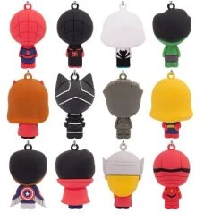 Hallmark Marvel Countdown Calendar 12pc Mini Christmas Tree Ornament Set