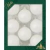Christmas by Krebs 8ct White Satin Glass Christmas Ball Ornaments 2.5" (67mm) -Christmas Ornaments Sales GUEST 50140624 59d6 4bf6 b6e8 899e1831e130