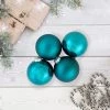 Northlight 4pc Shiny and Matte Glass Ball Christmas Ornament Set 4" - Turquoise Blue -Christmas Ornaments Sales GUEST 5131d4be 76fe 4dc2 b24b df03e49723cc