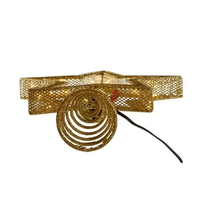 Kurt S. Adler Kurt Adler 12-Inch 45-Light Gold Star Tree Topper with Bell 8 Kurt S. Adler Kurt Adler 12-Inch 45-Light Gold Star Tree Topper with Bell - Image 6