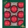 Christmas by Krebs 8ct December Red Shiny Glass Christmas Ball Ornaments 2.5" (67mm) -Christmas Ornaments Sales GUEST 5815f3df dc5c 48ca 9795 1b53e0915287