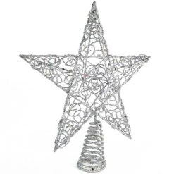 Ornativity Silver Star Tree Topper - Silver -Christmas Ornaments Sales GUEST 589ecab6 96af 4f2f a017 c801d34fc95e