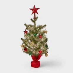 Mini Artificial Christmas Tree Decorating Set 15pc - Wondershop™ Red/green/gold -Christmas Ornaments Sales GUEST 5a4869cf ba28 429b a56a 25de0f02344e