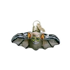 Old World Christmas Miniature Halloween Assortment - 12 Miniature Glass Ornaments 2.00 Inches - Spooky - 26027 # - Glass - Multicolored